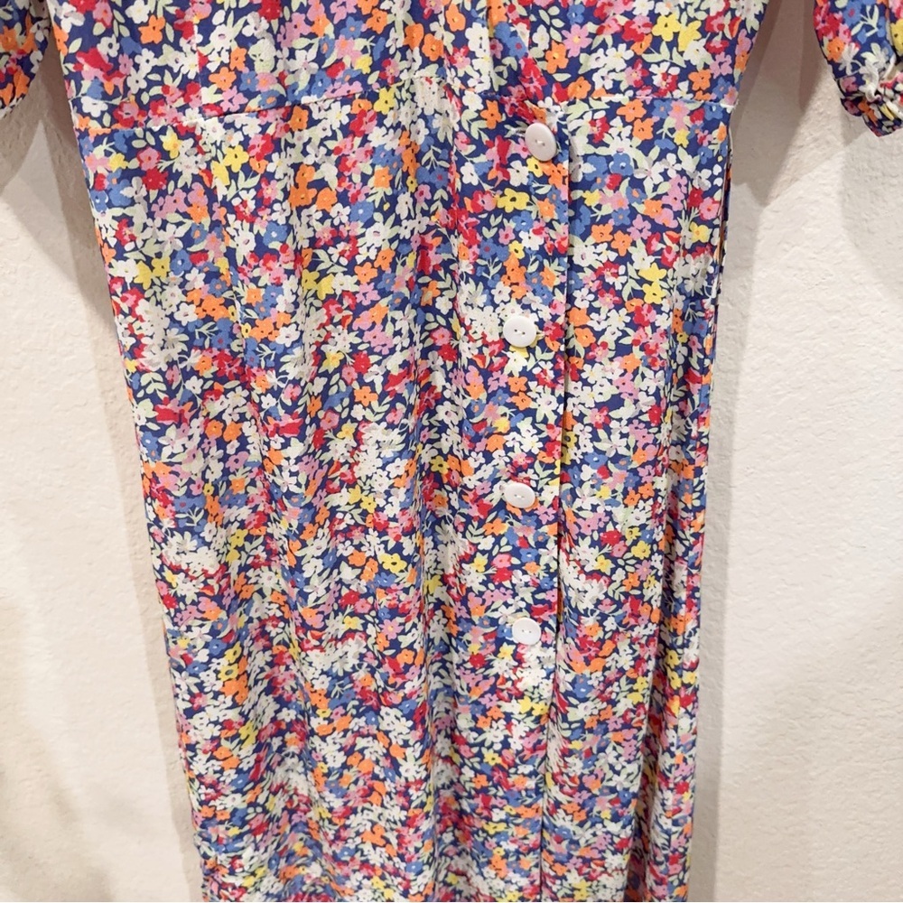Wild Floral Button Front Midi Dress Fearless | The Fifth Label - Picture 8 of 11